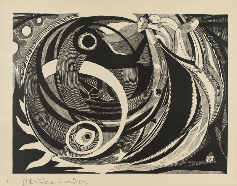Die Zeichen (1919-20) as a canvas print