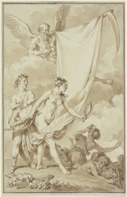 Die Zeit enthüllt die Wahrheit as a canvas print