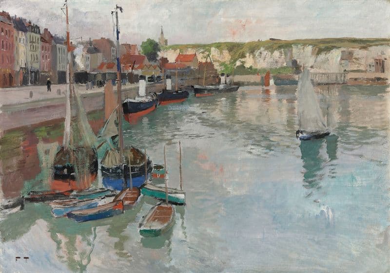 Dieppe (circa 1894) as a canvas print