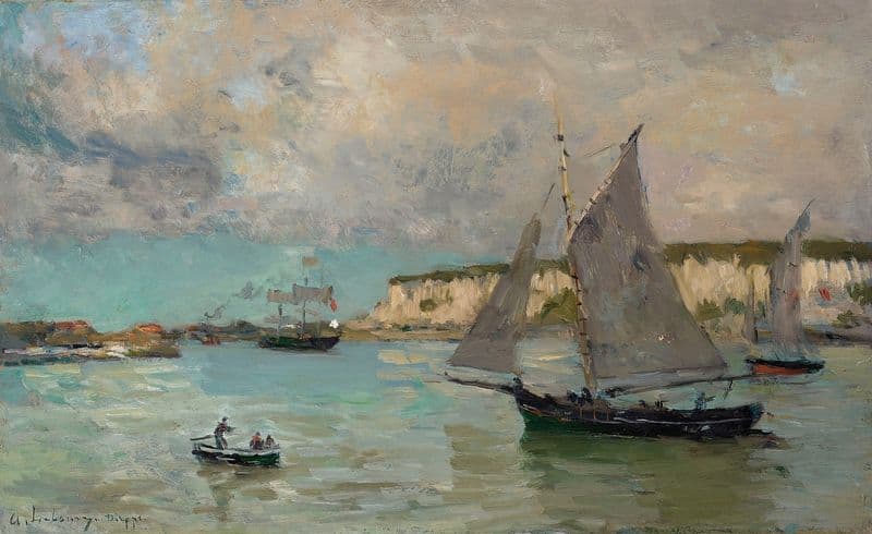 Dieppe (circa 1883) as a canvas print