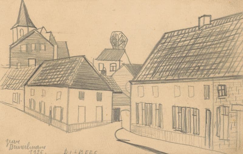 Dilbeek as a canvas print
