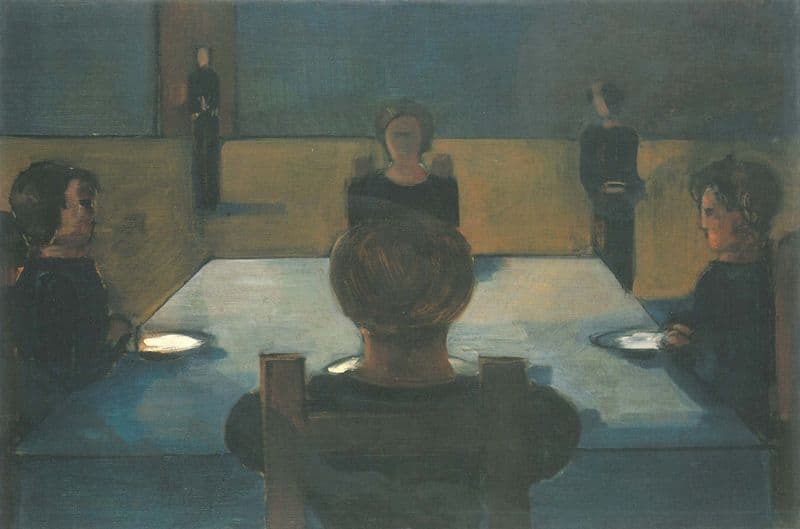 Dinner Party as a canvas print