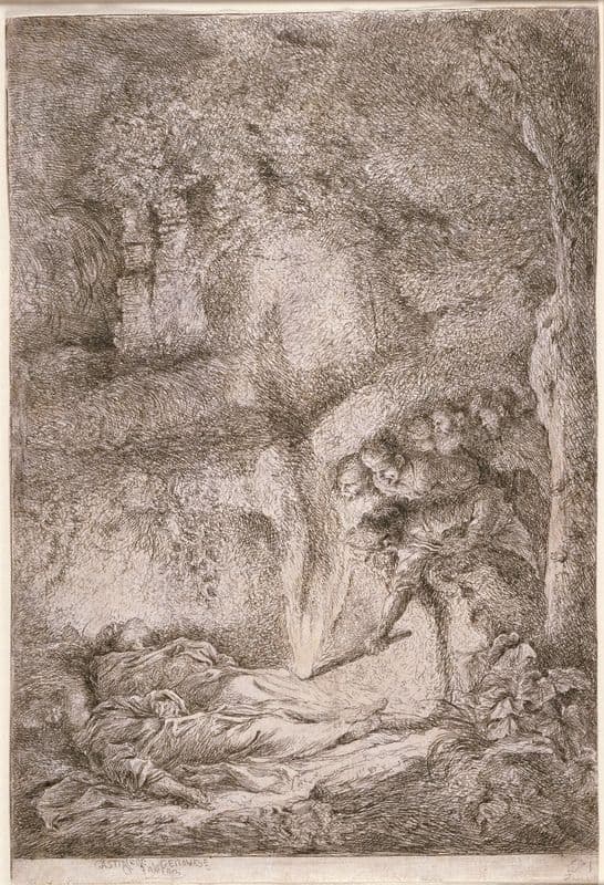 Discovery of the Bodies of Saint Peter and Saint Paul (c. 1647–1751) as a canvas print