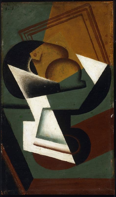 Dish of Fruit as a canvas print