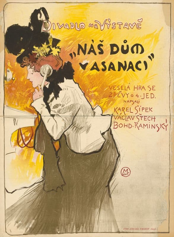 Divadlo na výstavě. Náš dům V Asanaci as a canvas print