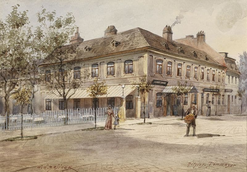 Dommayer Hietzing as a canvas print