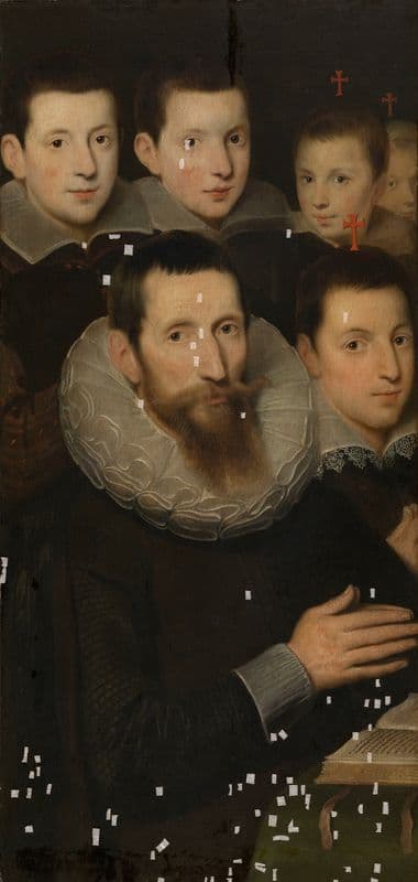 Donor with Five Sons as a canvas print