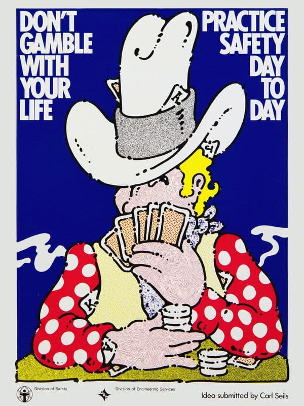 Don’t gamble with your life as a canvas print
