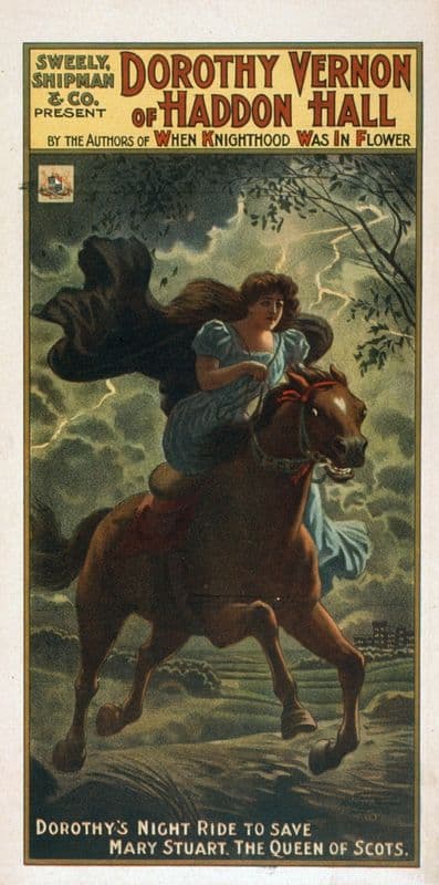 Dorothy Vernon of Haddon Hall as a canvas print