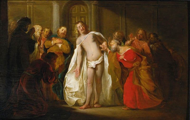 Doubting Thomas as a canvas print