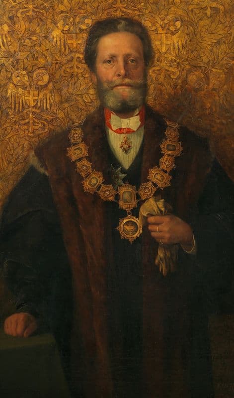 Dr. Karl Lueger, Bürgermeister von Wien as a canvas print