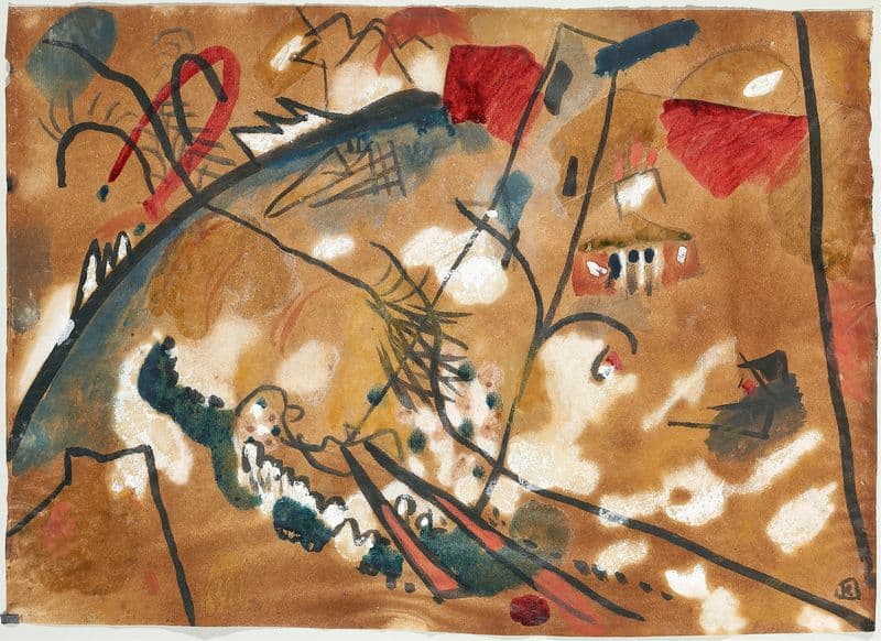 Draft for ‘Improvisation 24 (Troika II)’ as a canvas print