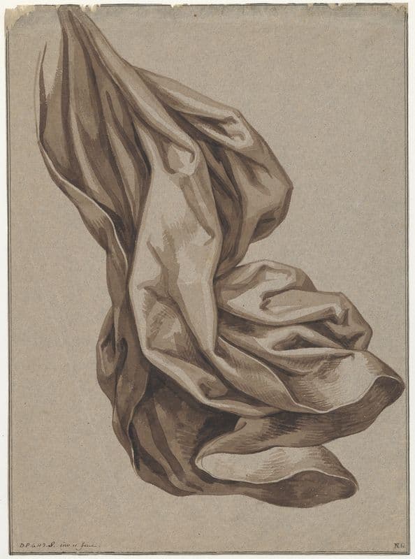 Draperie as a canvas print