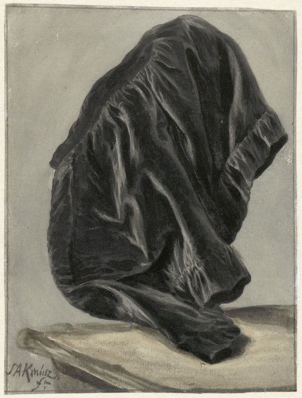 Draperiestudie (1770 - 1825) as a canvas print