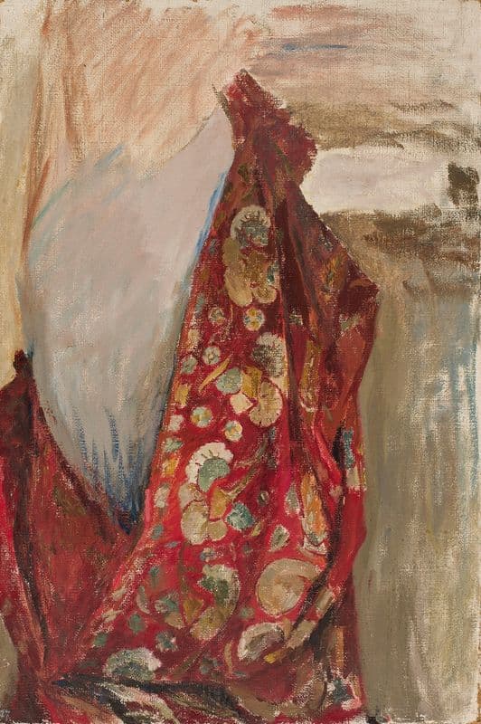 Drapery for the prostitute in the painting “East” as a canvas print
