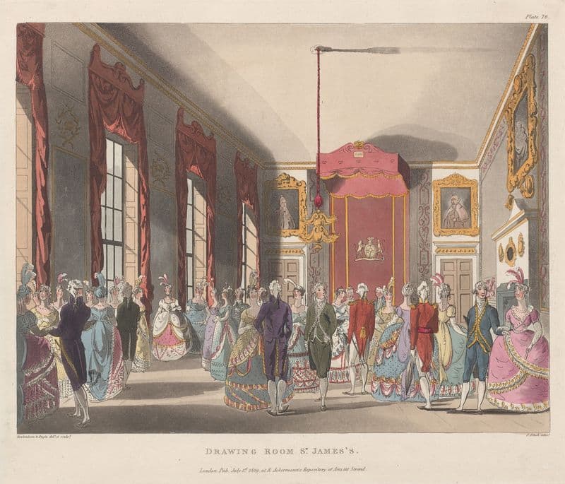 Drawing Room St James’s as a canvas print