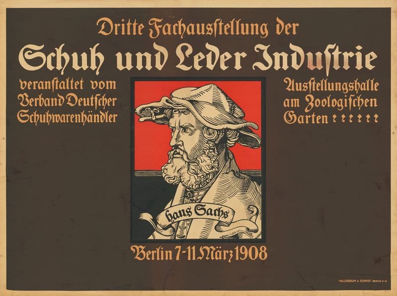 Dritte Fachausstellung der Schuh und Lederindustrie as a canvas print