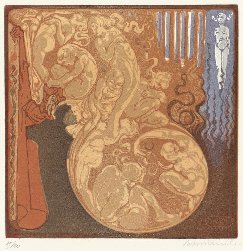 Droomachtig tafereel as a canvas print