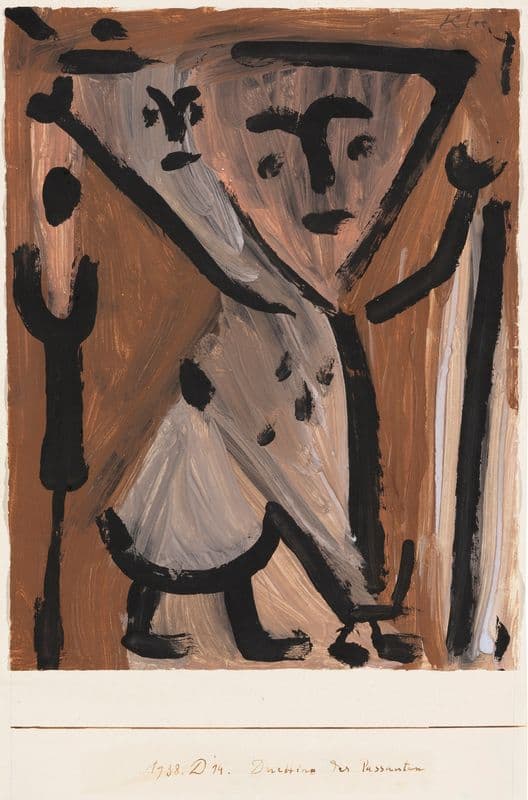 Duettino der Passanten as a canvas print