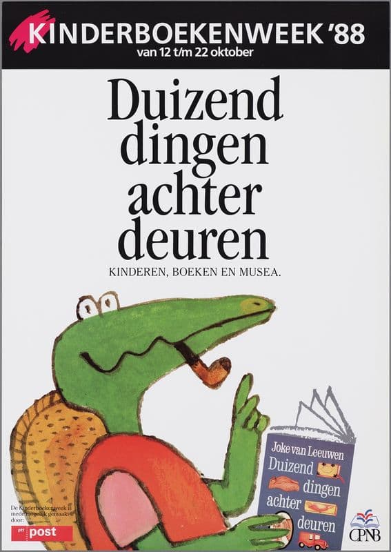 Duizend dingen achter deuren; kinderen, boeken en musea as a canvas print
