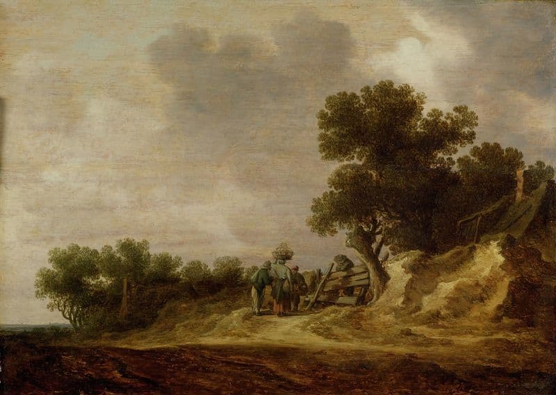 Dune Landscape (ca. 1632) as a canvas print