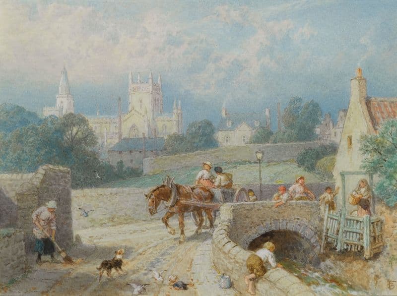 Dunfermline Abbey as a canvas print