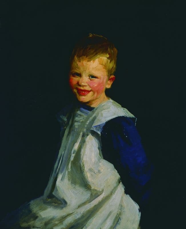Dutch Girl Laughing as a canvas print
