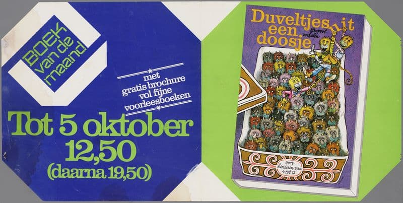 Duveltjes uit een doosje as a canvas print