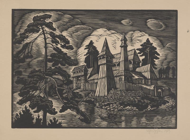Dworzyszcze as a canvas print