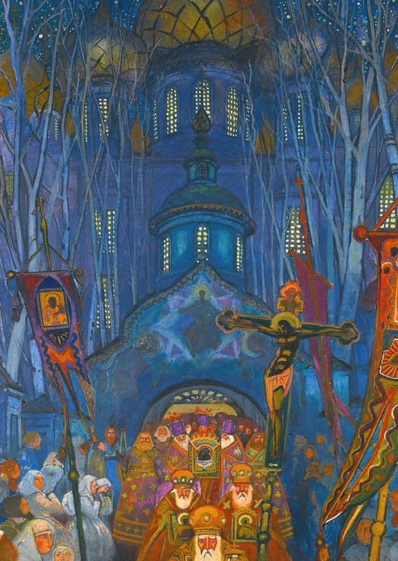 Easter Night as a canvas print