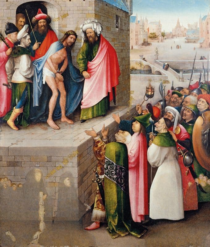 Ecce Homo (ca. 1490) as a canvas print