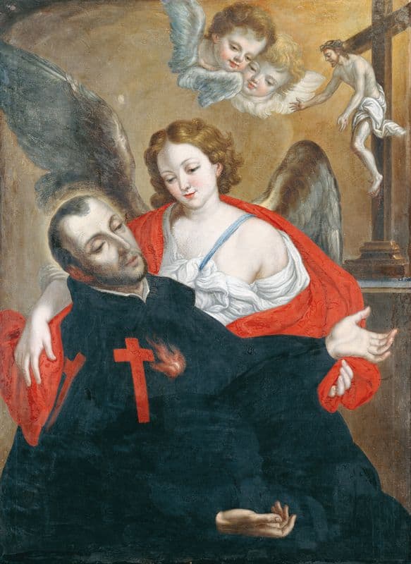 Ecstasy of Saint Camillus de Lellis as a canvas print