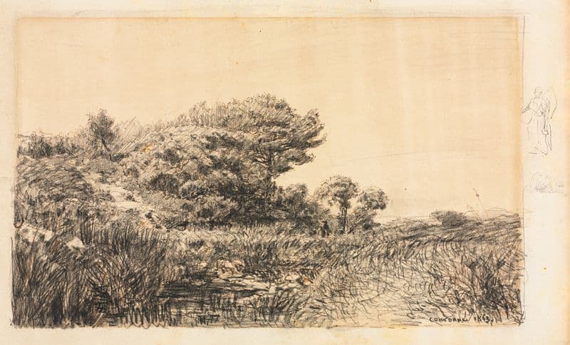 Edge of Marsh at Couronne as a canvas print