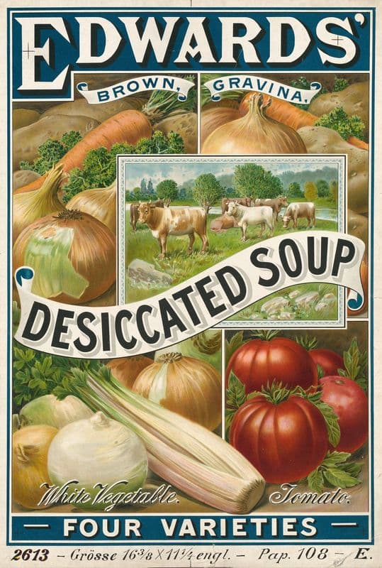 Edwards’ Brown Gravina Desiccated Soup as a canvas print