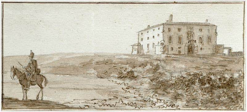 Een verlaten klooster bij Gerona as a canvas print