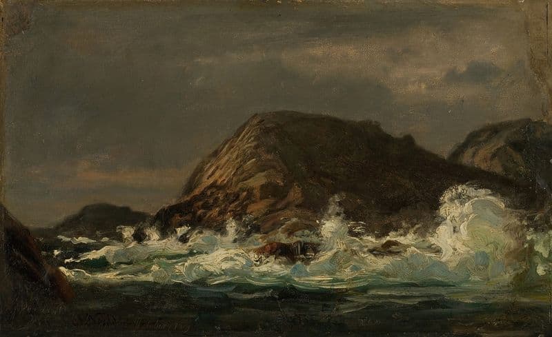 Efter storm, Spangereidleden as a canvas print