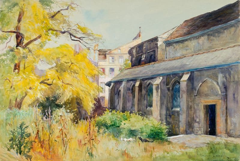 Eglise Saint-Julien-le-Pauvre, 5ème arrondissement as a canvas print