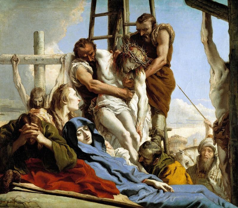 El Descendimiento as a canvas print