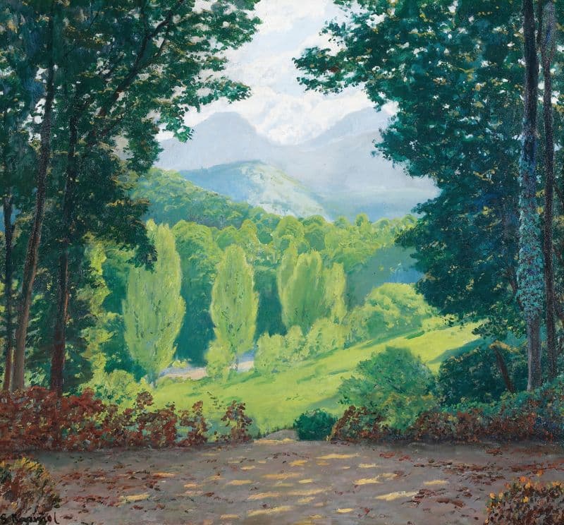 El Montseny (Montseny) as a canvas print