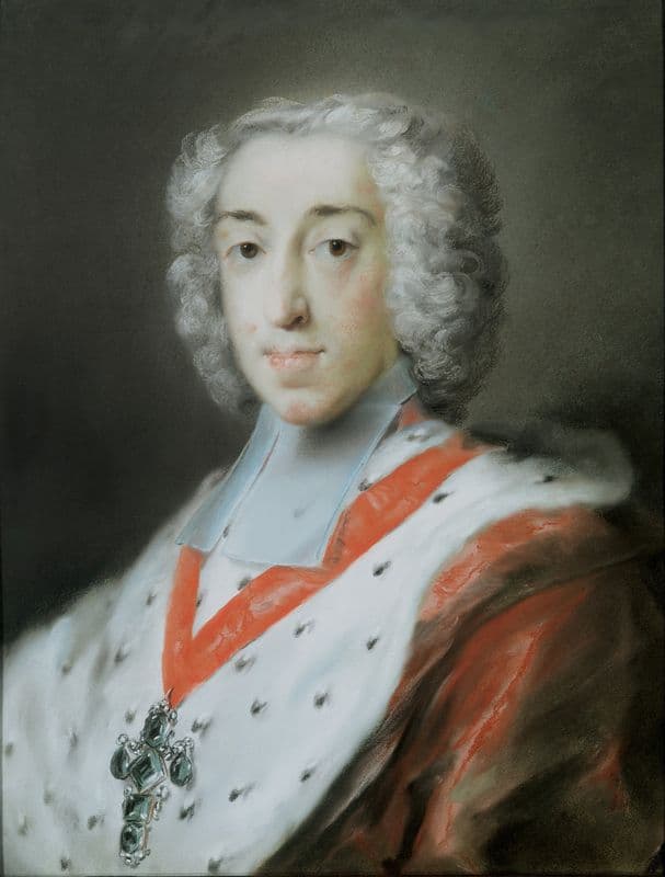 Elector Clemens Augustus Of Cologne (1700-1761) as a canvas print