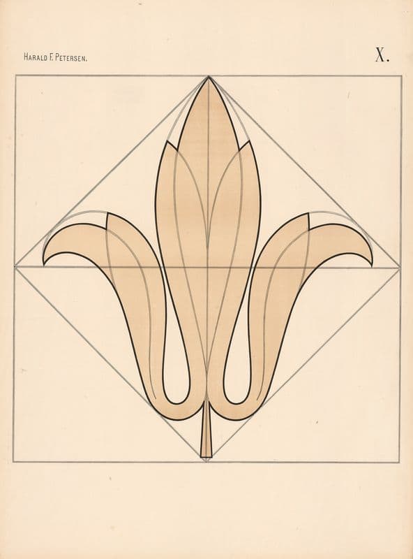 Elementary Freehand Drawing vol.2 Pl.10 as a canvas print