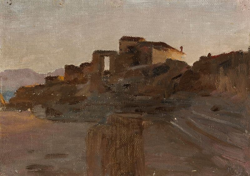Eleusis. From the journey to Greece as a canvas print