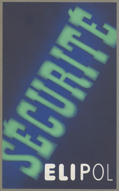 Elipol (1910-1950) as a canvas print