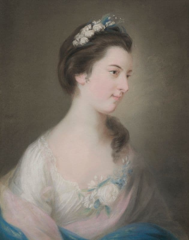 Elizabeth Montagu, Duchess of Manchester (c.1740-1832) as a canvas print