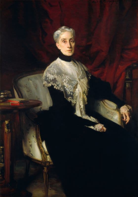 Ellen Peabody Endicott (Mrs. William Crowninshield Endicott) as a canvas print
