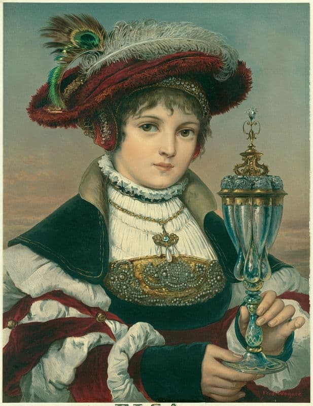 Elsa (1861–1897) as a canvas print