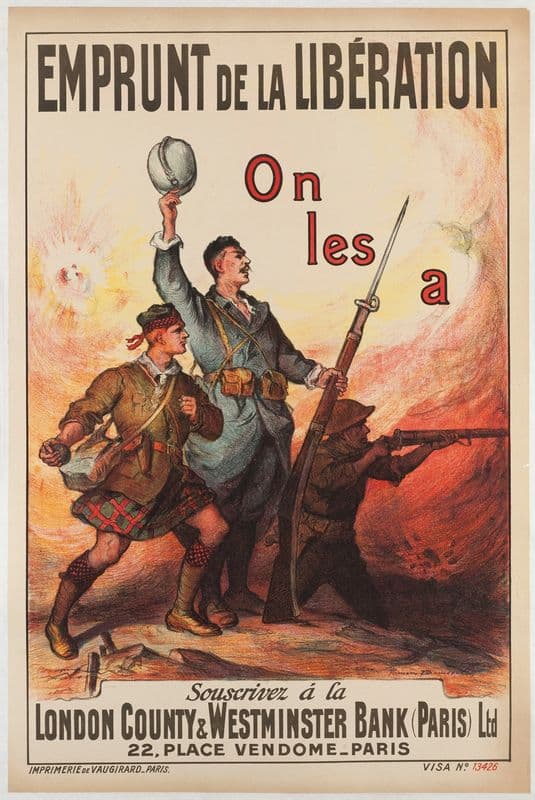 Emprunt De La Liberation as a canvas print
