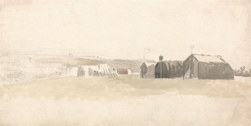 Encampment as a canvas print