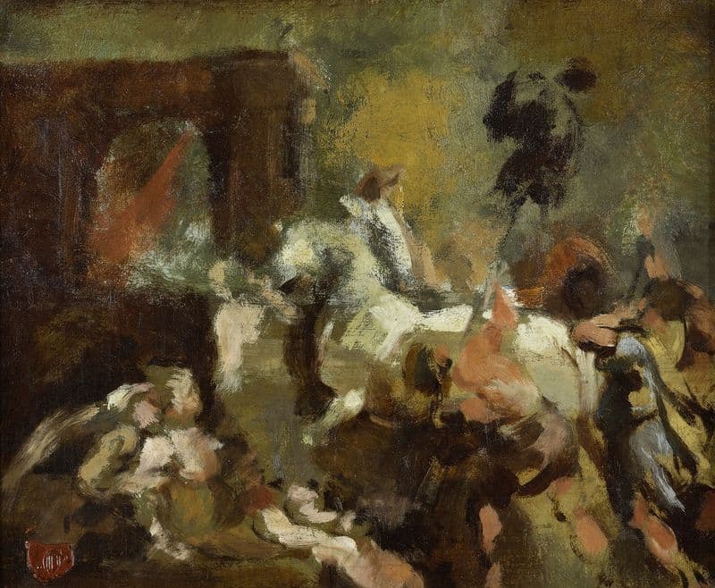 Entrée triomphale d’Henri IV à Paris, d’après Rubens as a canvas print