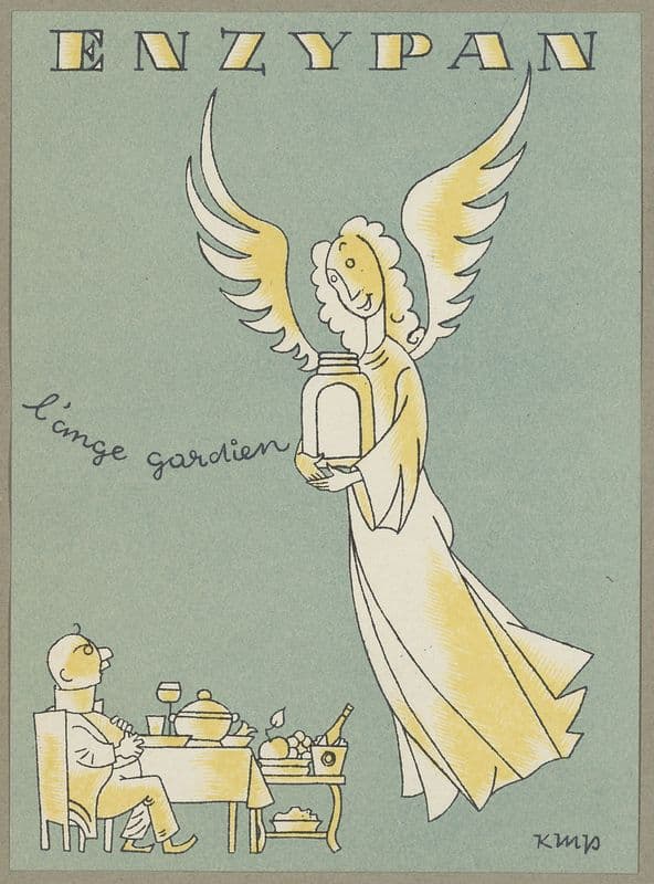 Enzypan (1910-1950) as a canvas print